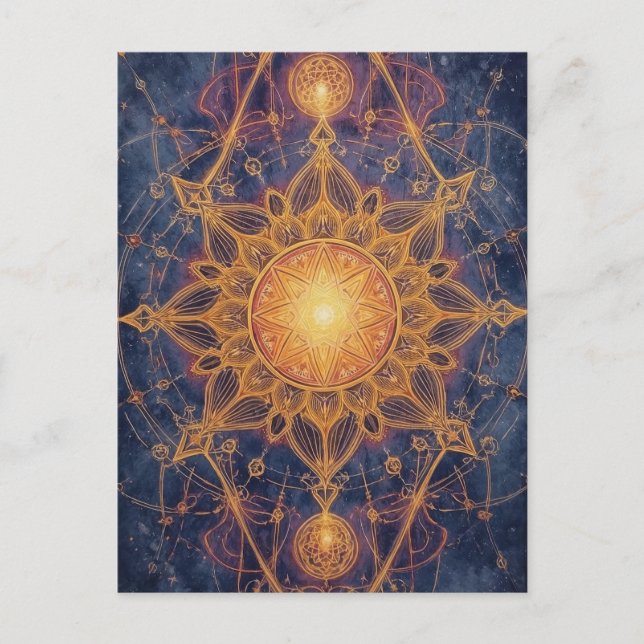 Celestial Harmony – Portal of the Sacred Light Postcard (Front)