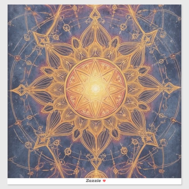 Celestial Harmony – Portal of the Sacred Light Sticker (Sheet)