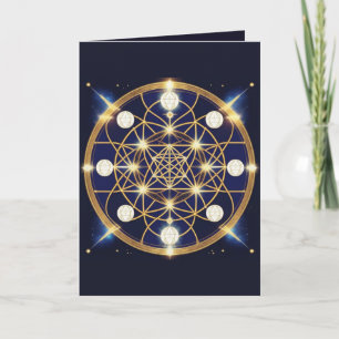 Celestial Harmony – The Light Within the Grid Card