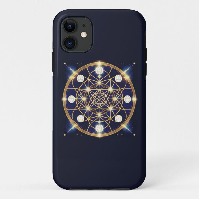 Celestial Harmony – The Light Within the Grid Case-Mate iPhone Case (Back)