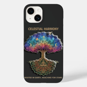 Celestial Harmony Tree   Cosmic Meditation Mandala Case-Mate iPhone 14 Case