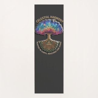Celestial Harmony Tree | Cosmic Meditation Mandala Yoga Mat