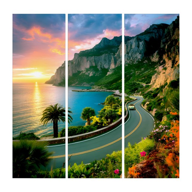 Celestial Harmony – Triptych Canvas Art (Front)