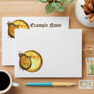 Celestial Harp of the Golden Moon.  Envelope