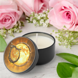 Celestial Harp of the Golden Moon Mini Candle Favors