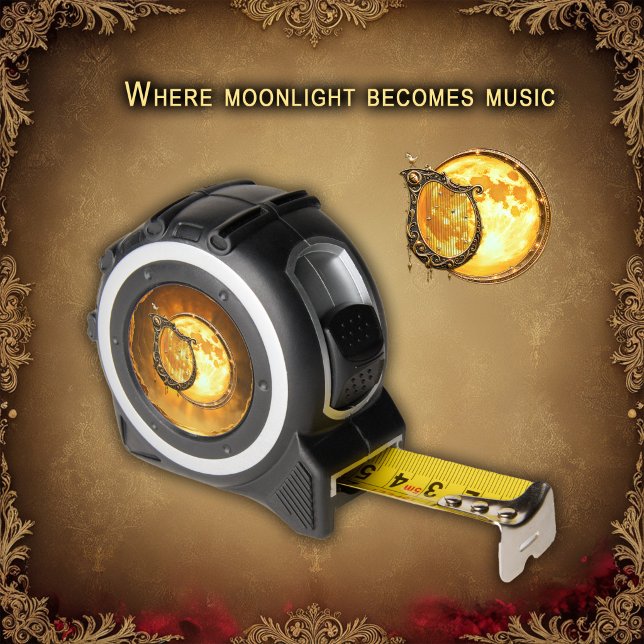 Celestial Harp of the Golden Moon Tape Measure (Creator Uploaded)
