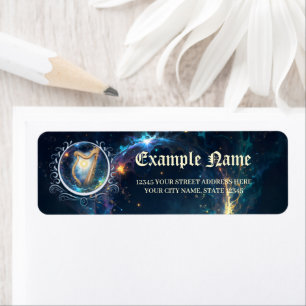 Celestial Harp of the Moonbound Skies.  Label