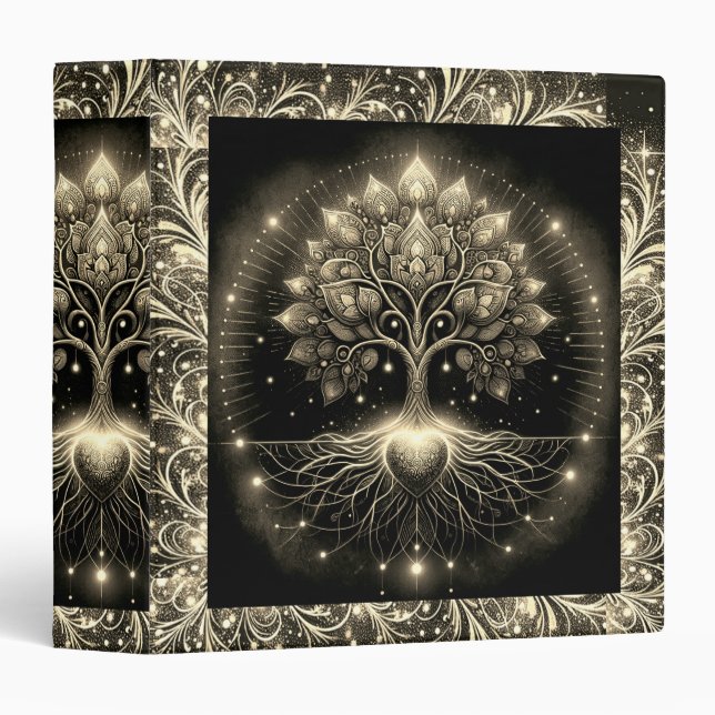 Celestial Heart 3 Ring Binder (Front/Spine)