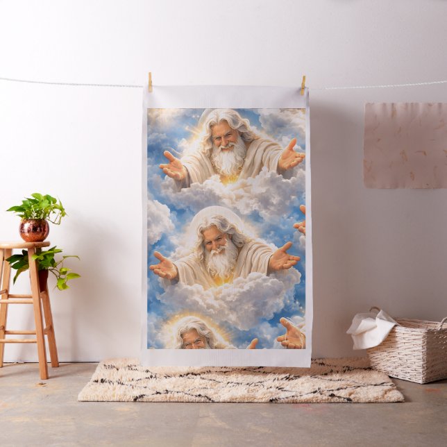 Celestial heavenly father divine fabric God in the (In Situ)