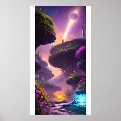 Celestial Heights Path to Transcendence Poster