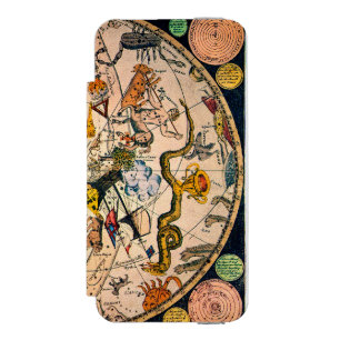 Celestial Hemisphere, 1790 iPhone SE/5/5s Wallet Case