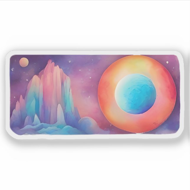 Celestial Horizons Sticker (Front)