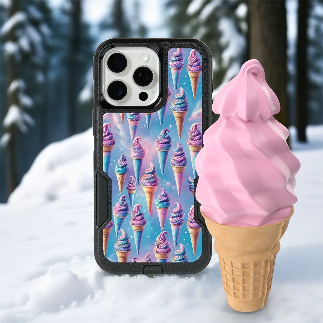 Celestial Ice Cream Cones Otterbox iPhone Case (Creator Uploaded)