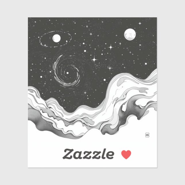 Celestial Ink Dreams Sticker (Sheet)