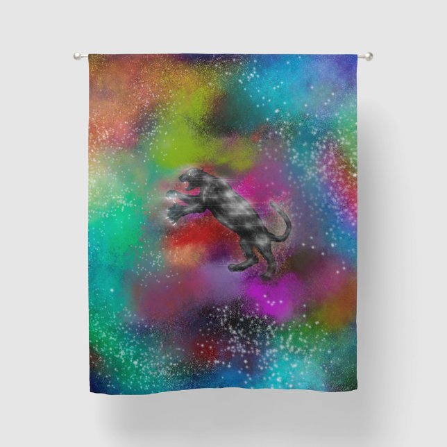 Celestial Jaguar Blackout Curtains (Front)