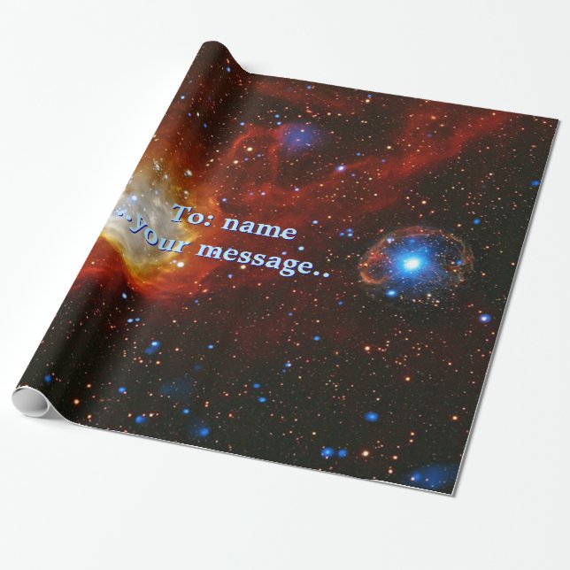 Celestial Jewel, Nebula N90 and Pulsar SXP1062 Wrapping Paper (Unrolled)