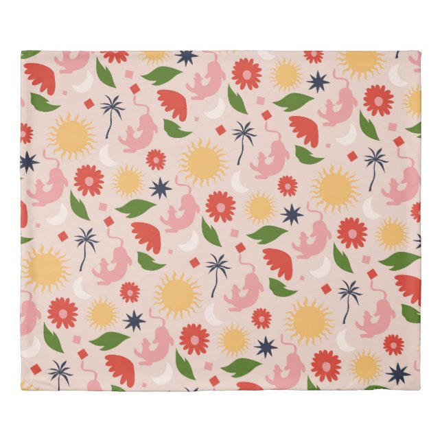 Celestial Jungle Duvet Cover (Front)