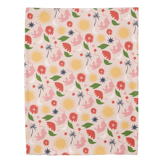 Celestial Jungle Duvet Cover (Front)