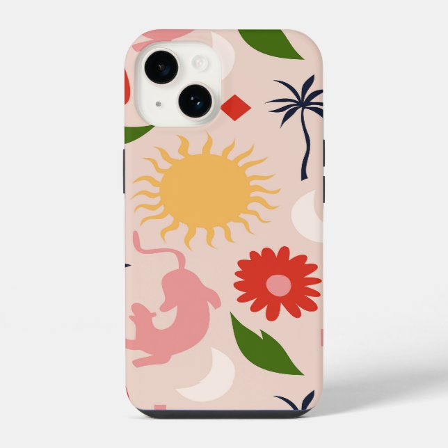Celestial Jungle Iphone Case (Back)