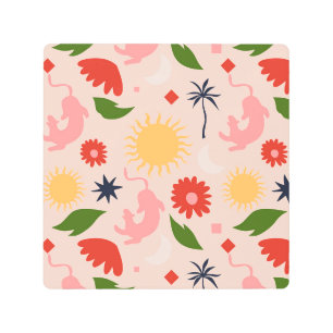 Celestial Jungle Metal Print