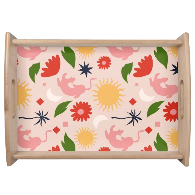 Celestial Jungle Serving Tray (Front)