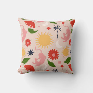 Celestial Jungle Throw Pillow