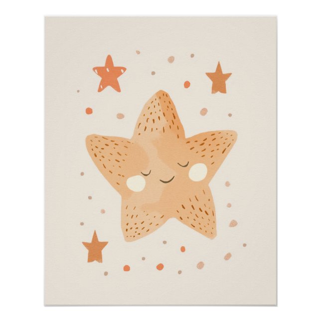 Celestial Kids Nursery Wall Art, Kids Posters (Front)