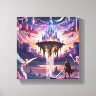 Celestial Kingdom Canvas Art – Mythical Floating C