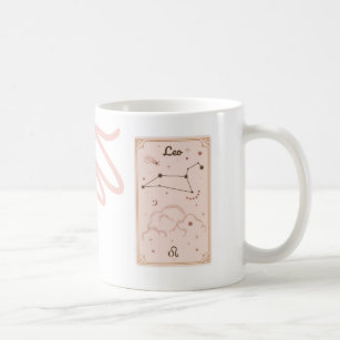 Celestial Leo Coffee Mug, Zodiac Coffee Mug