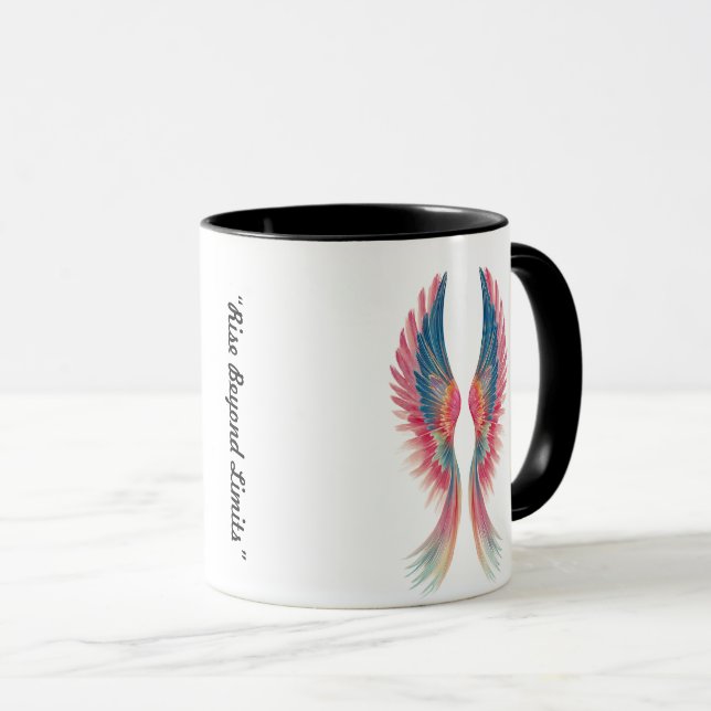 "Celestial Light Embrace" Mug (Front Right)