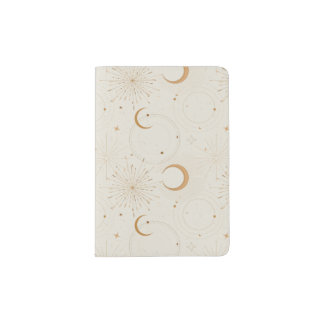 Celestial light fabrics passport holder