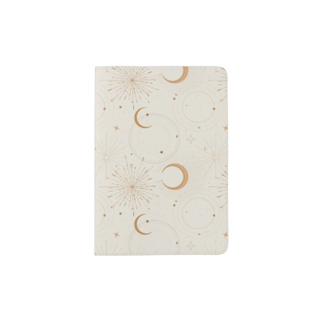 Celestial light fabrics passport holder (Front)