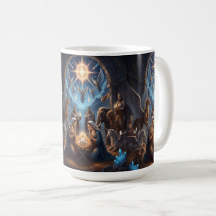 Celestial Light Over Unity – Inspirational Mug