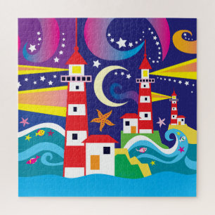 Celestial Lighthouses Jigsaw Puzzle