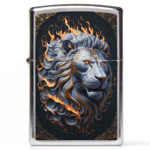 Celestial Lion Art Design #6 Zippo Lighter