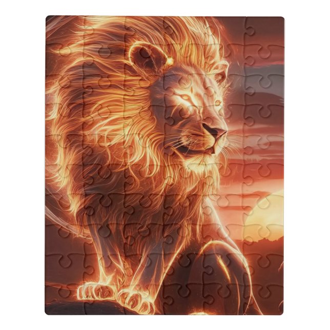 Celestial Lion Jigsaw Puzzle (Puzzle Vertical)