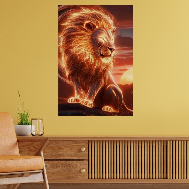 Celestial Lion Poster (Living Room 2)