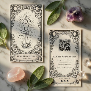 Celestial Lotus Yoga Instructor  Business Card