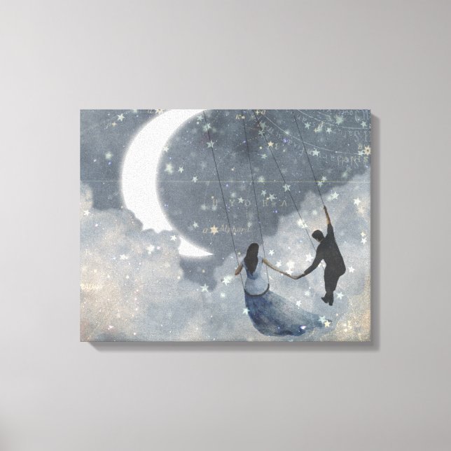 Celestial Love Canvas Print (Front)