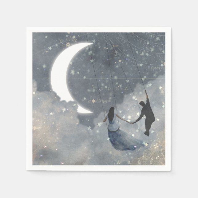 Celestial Love Napkins (Front)
