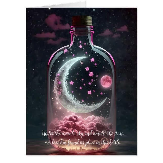 Celestial Love Proposal - Personalized Giant Card (Front)