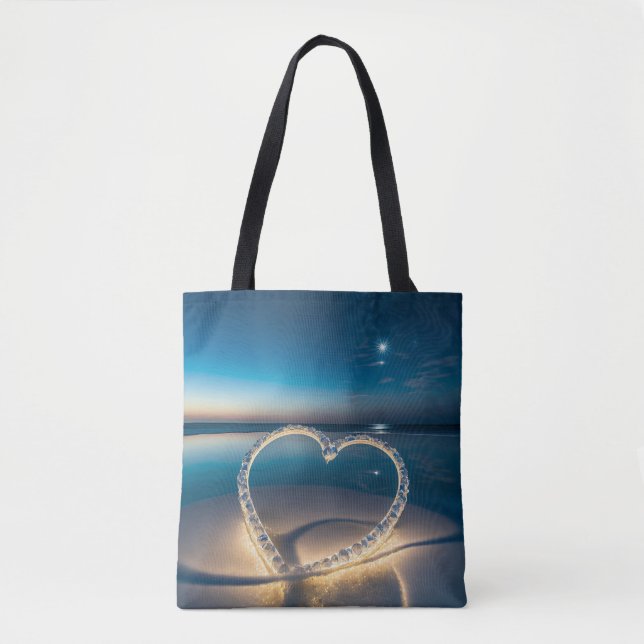 Celestial Love Reflection Tote Bag (Front)