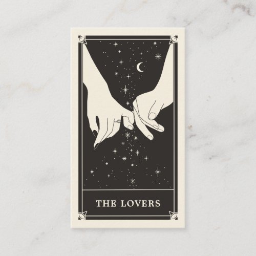 Celestial Lovers Tarot Wedding Save the Date Card