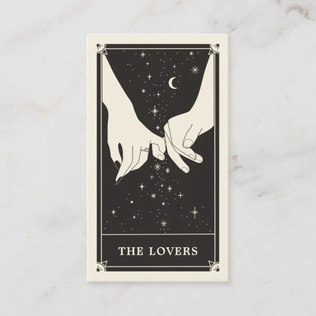 Celestial Lovers Tarot Wedding Save the Date Card | Zazzle