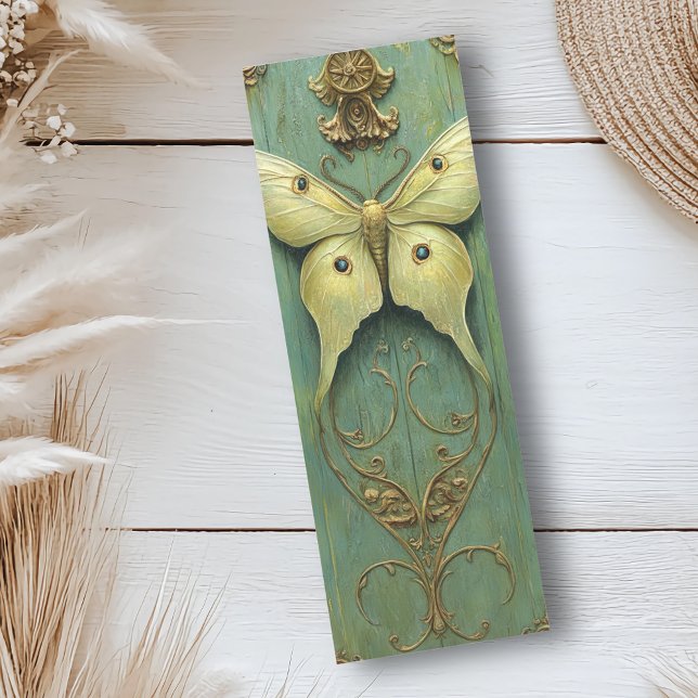 Celestial Luna moth Book lover Bookmarks (Creator Uploaded)