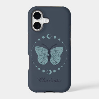 Celestial Luna Moth Moon Phases Name iPhone 17 Case