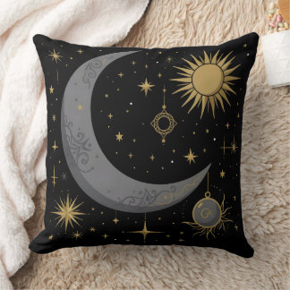 Celestial Magic Throw Pillow