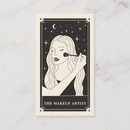 Celestial Makeup Artist Business card