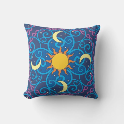 Celestial Mandala Pillow