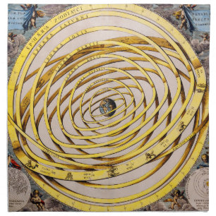 Celestial Map Andres Celarius Napkin